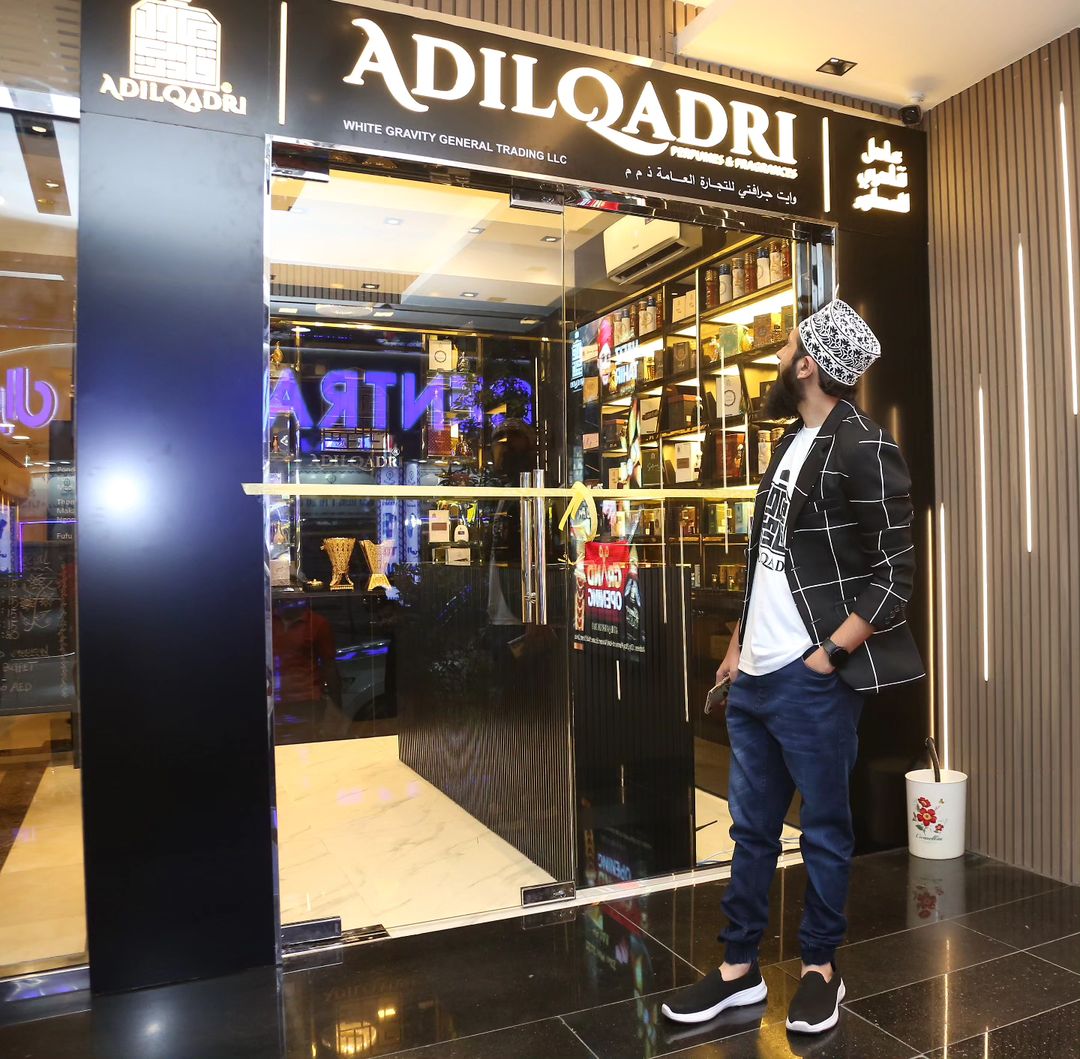 Adil at one of his stores
