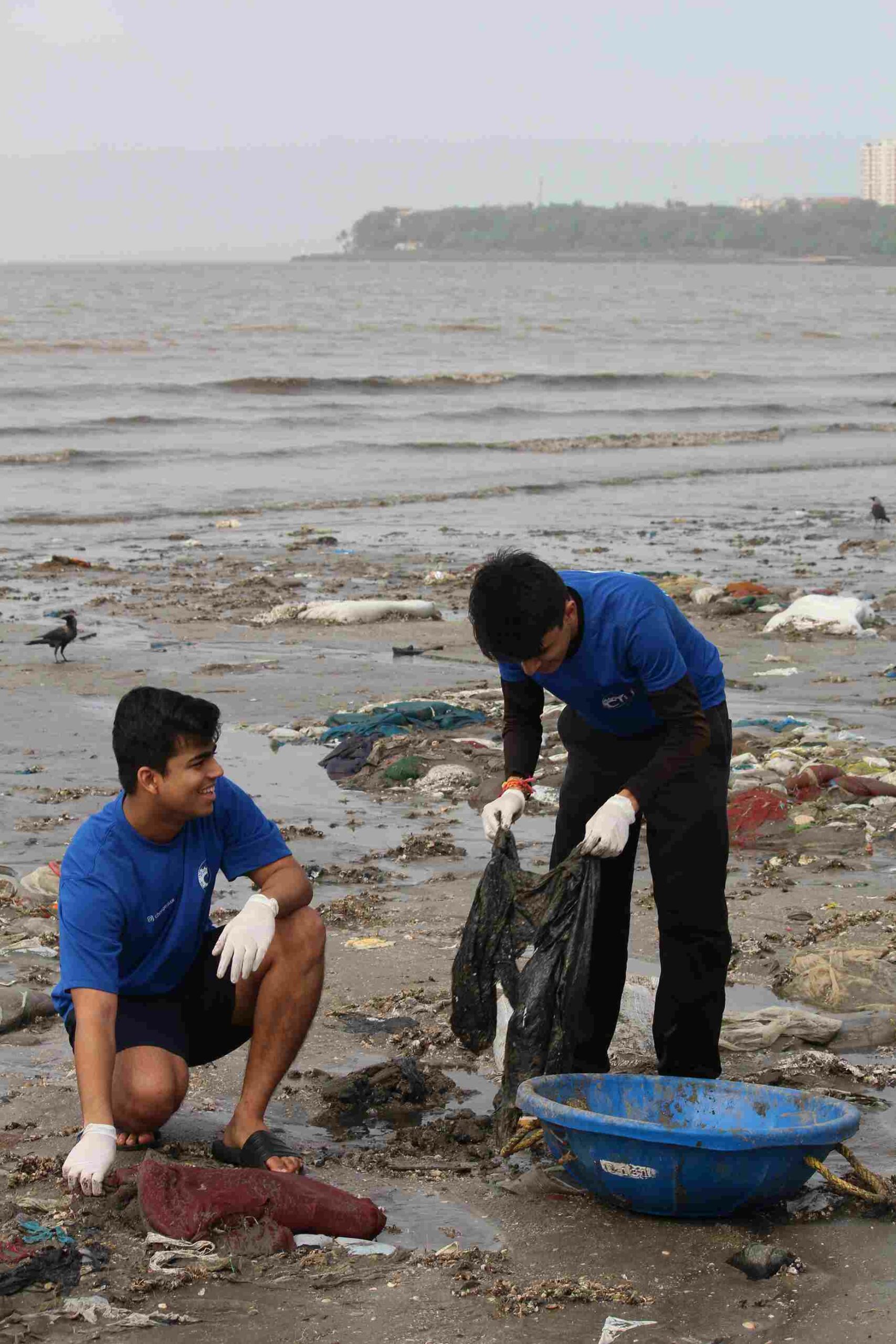 Change Is Us is a beach cleanup initiative started by two engineering students Akshat and Shubh in 2019