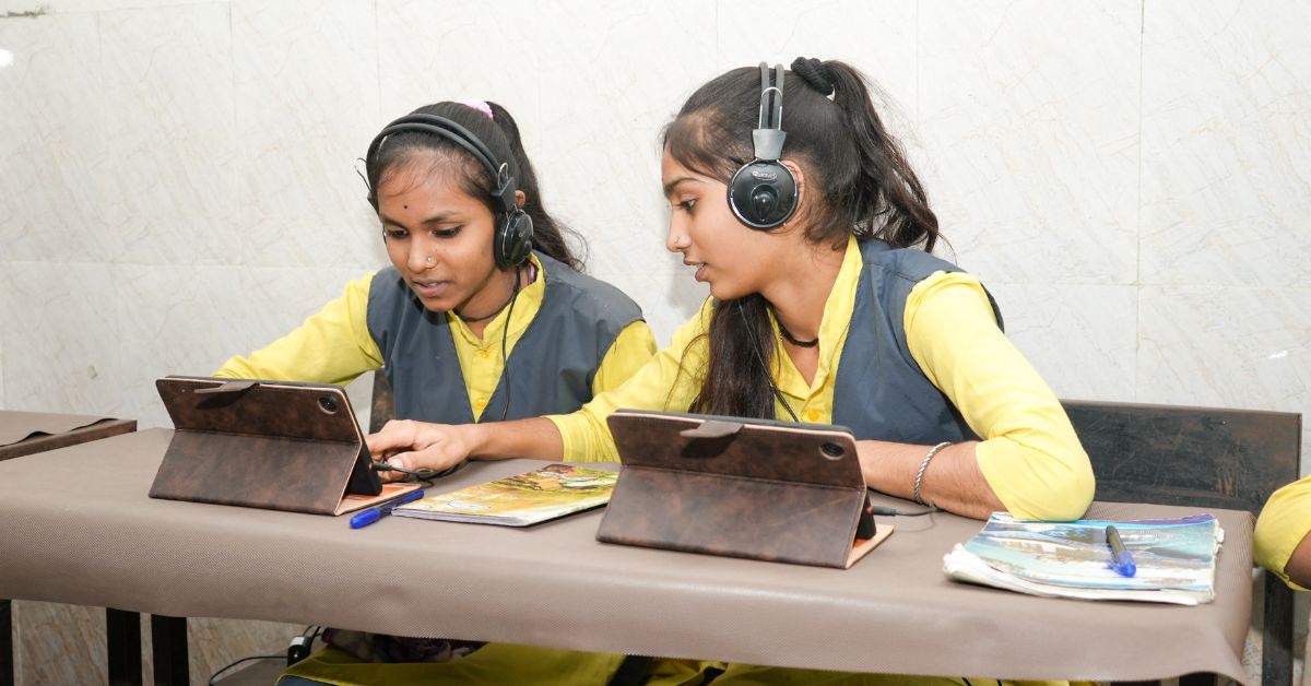 The children in public schools are being equipped with tech to bring them on par with private schools