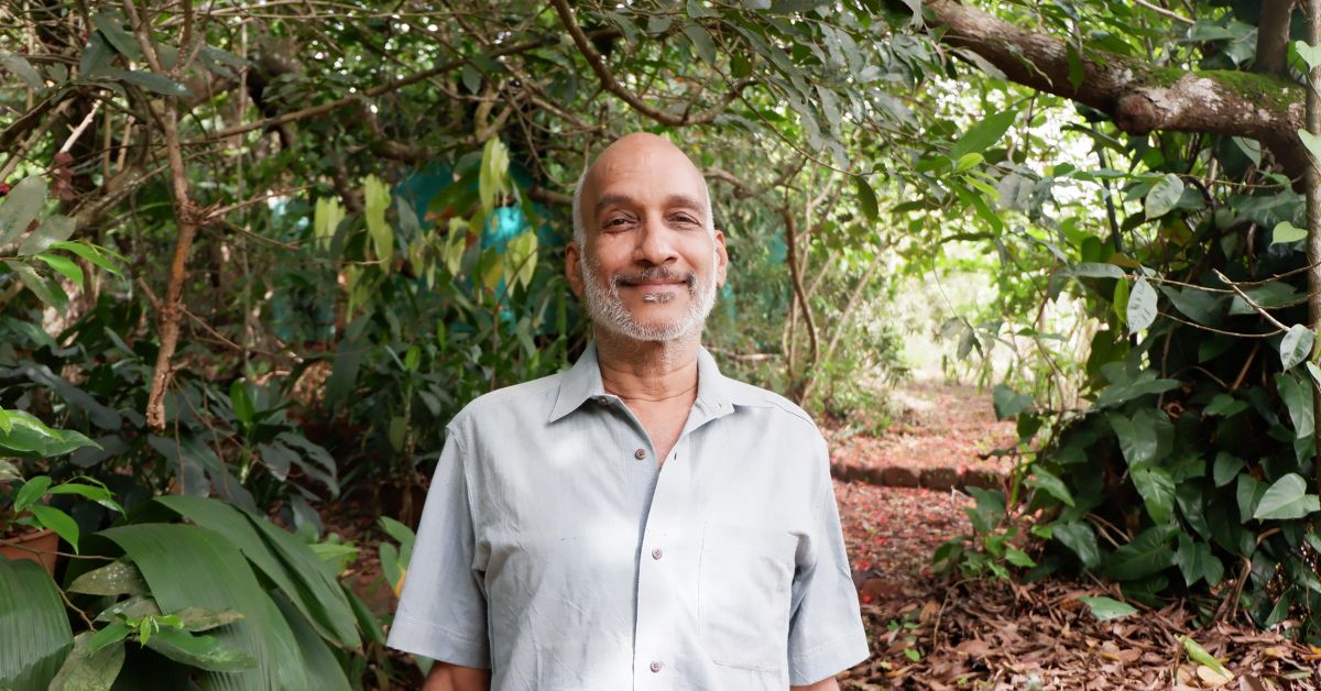 Why a 65-YO Behind Goa’s Eco-Village Quit His Job to Build His Own Slice of Paradise