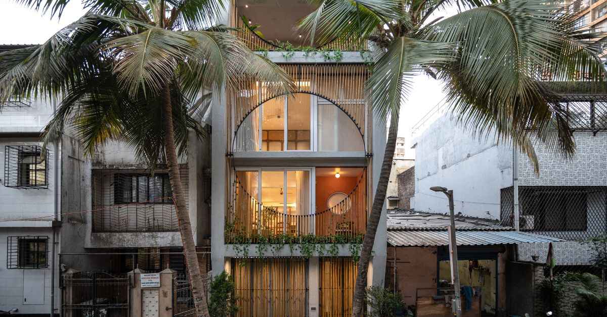 House O is built with a bamboo facade and allows for maximum cross ventilation