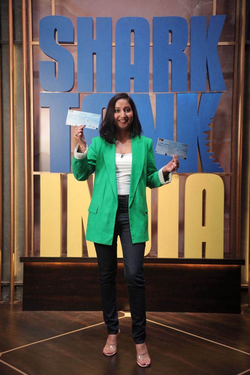 Simran received a deal of Rs 70 lakhs in Shark Tank India