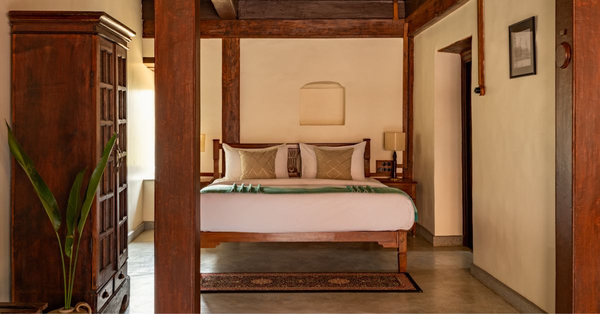 The Sawantwadi Palace Hotel has six suite rooms that are furnished taking inspiration from the ganjifa art