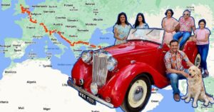 Ahmedabad to London: Gujarati Family Takes 1950 Vintage Car on a 13500 km Road Trip!