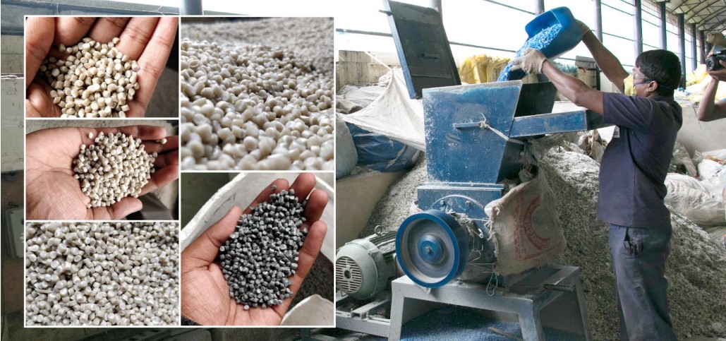 The startup is repurposing plastic to make granules that can be used to make a variety of products