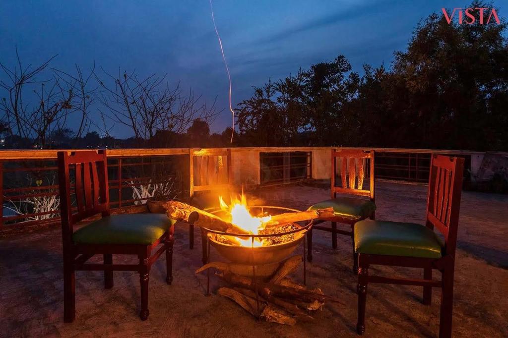 Enjoy a night under the stars spotting a lone tiger around the periphery of The Ranger's Lodge