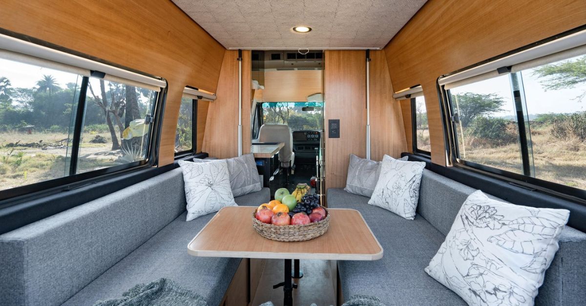 The caravans are equipped with all modern amenities and camping gear