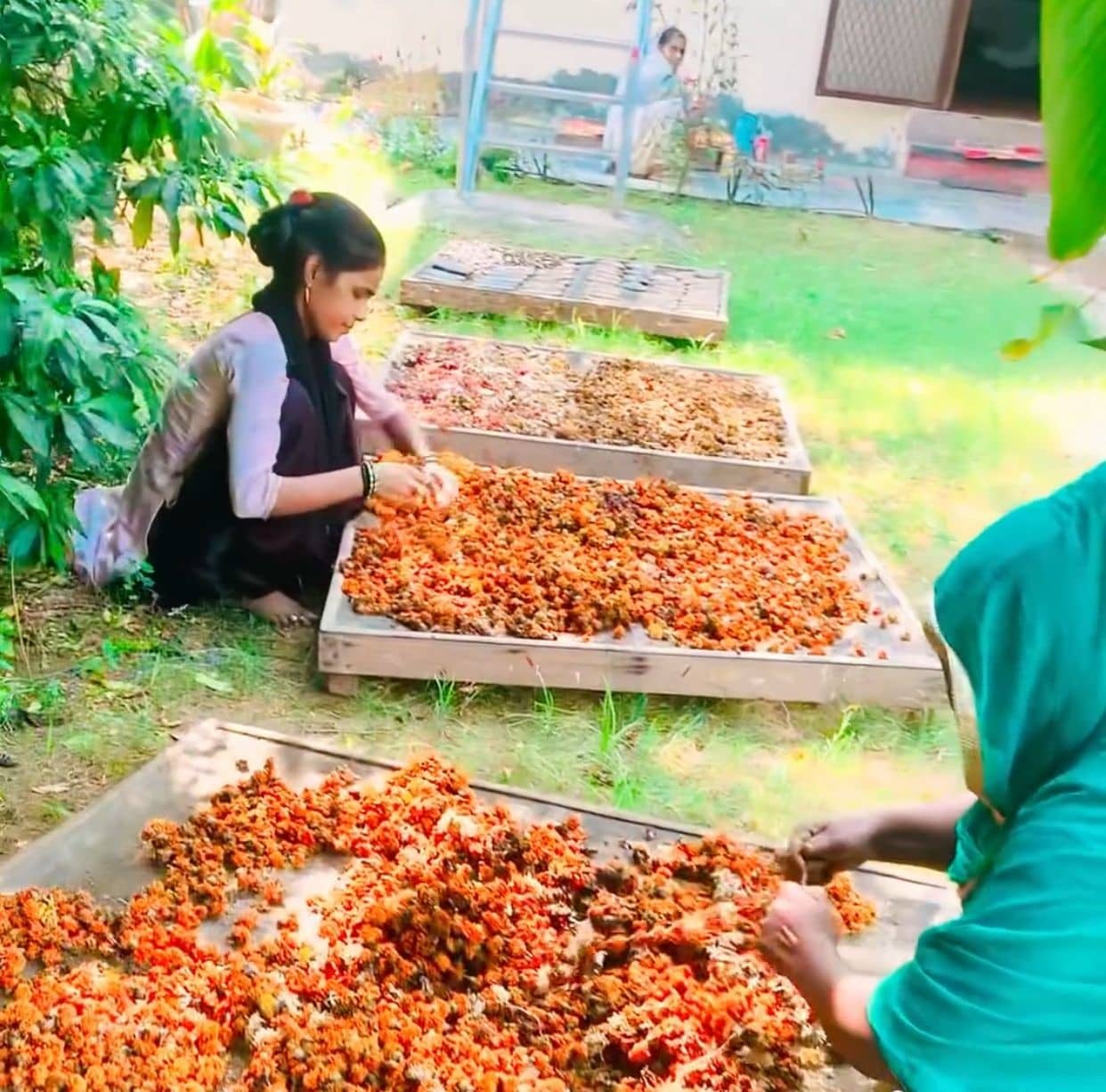 Poonam has trained over 3000 women in flower recycling