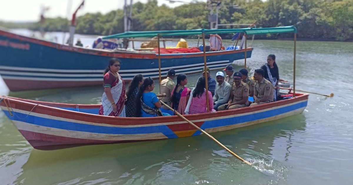 Shweta Hule heads the group of fisher folk that is a part of 'Swamini' and enjoys explaining to tourists about the mussels, crabs and mangroves