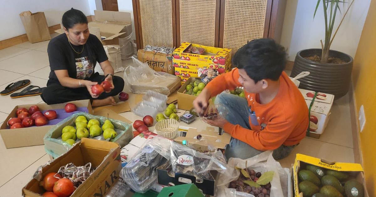 The couple sells 30 kinds of exotic fruits and nuts — including red globe grapes, blueberry, mandarins, cranberries, and more.