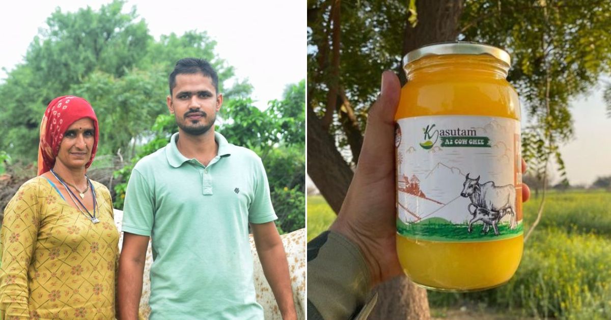 With the help of his mother, Bhavesh started preparing A2 Cow Ghee, which is produced by extracting nutritious milk from desi cows. 