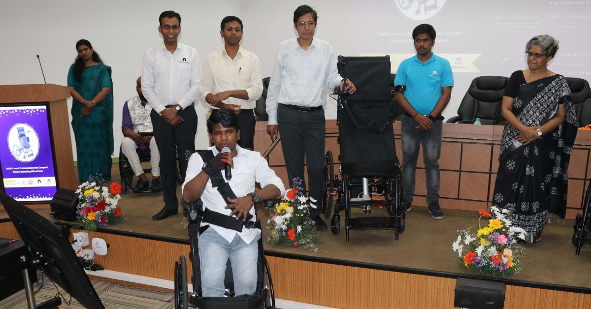Electric wheelchair IIT Madras