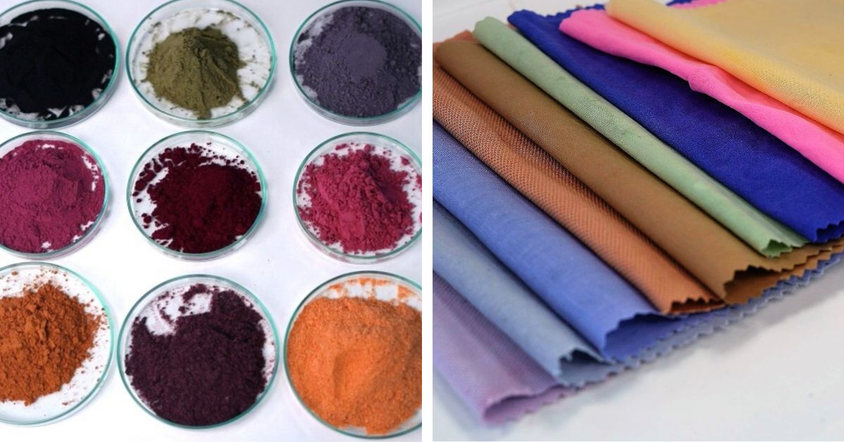 These colours are made using microbes derived from waste. 