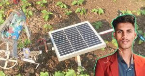 Farmer’s Son Designs Solar Weed Killer To Ease Backbreaking Manual Work on Fields