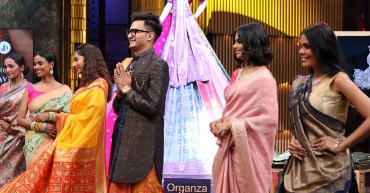 La startup de Ankush vende saris en 50 categorías, incluidos los saris Patola, Kanjivaram, Chanderi, Banarasi de seda y Chiffon.