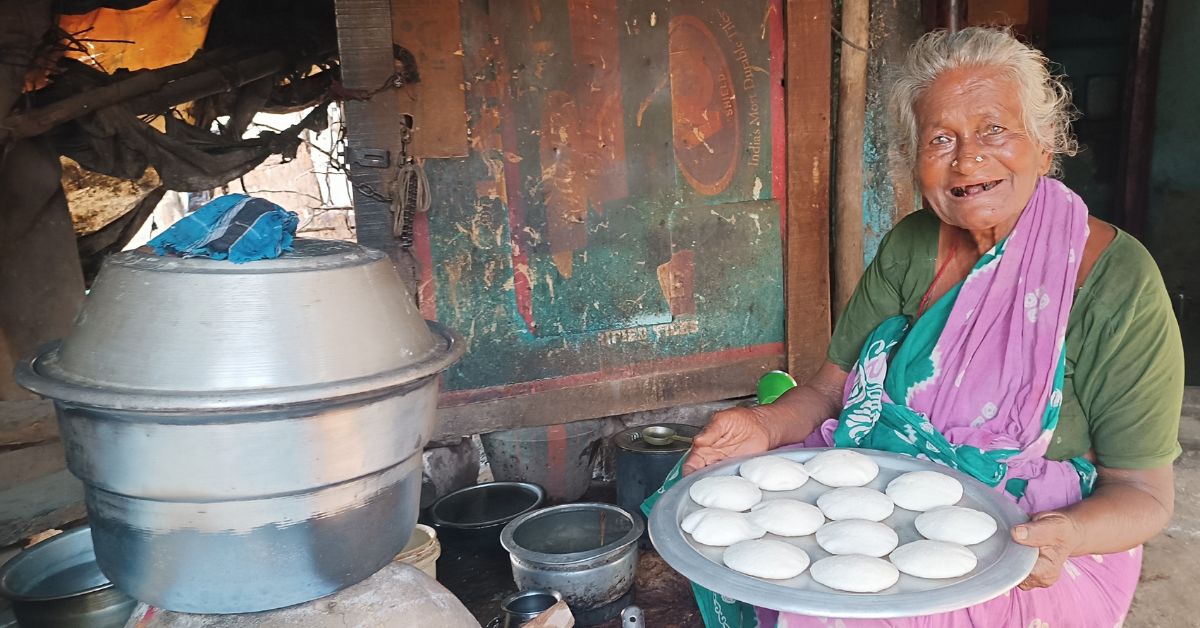 Dhanam paati sells idlis for Rs 2