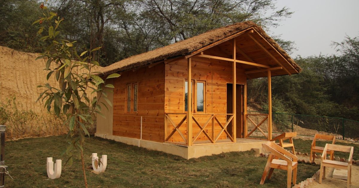Guests can stay at the mud homes at the eco tourism centre. 