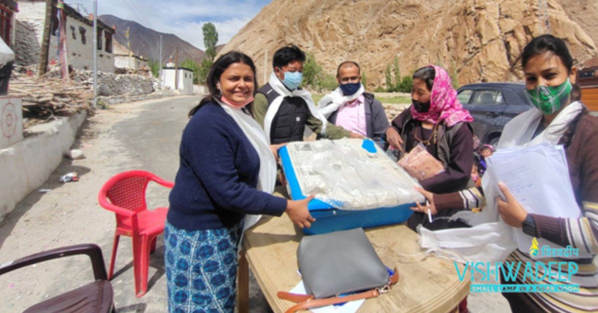 The solar cookers greatly help the women of Ladakh who otherwise struggle with gas supply,