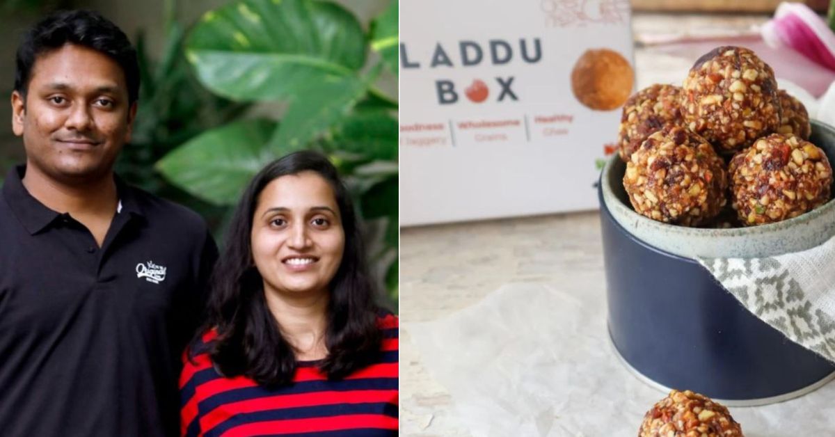 Sandeep Jogiparti y Kavitha Gopu dejaron sus trabajos para lanzar LadduBox y ofrecer alternativas más saludables a los ladoos tradicionales. 