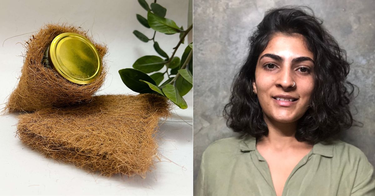 Khushboo has repurposed agro-waste to find alternatives for single-use plastic.