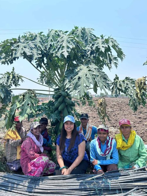 Smarika runs Dhara Krishi Farm with her father and brother