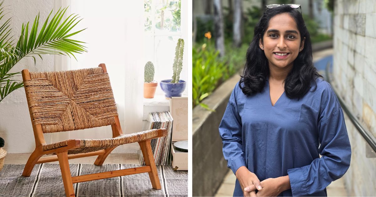 Shruthi Prakash is at the helm of sustainable furniture brand Ombak which makes chairs out of banana fibre