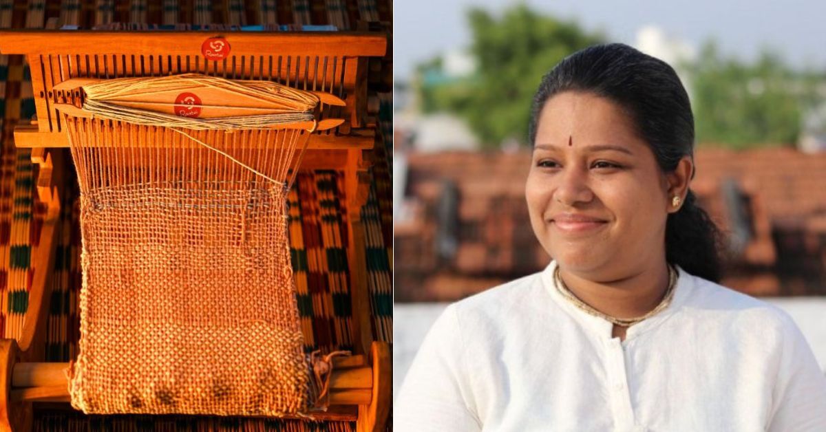 With her startup ‘Raatai handlooms’, Kalaiyarasi introduced DIY handloom kits.