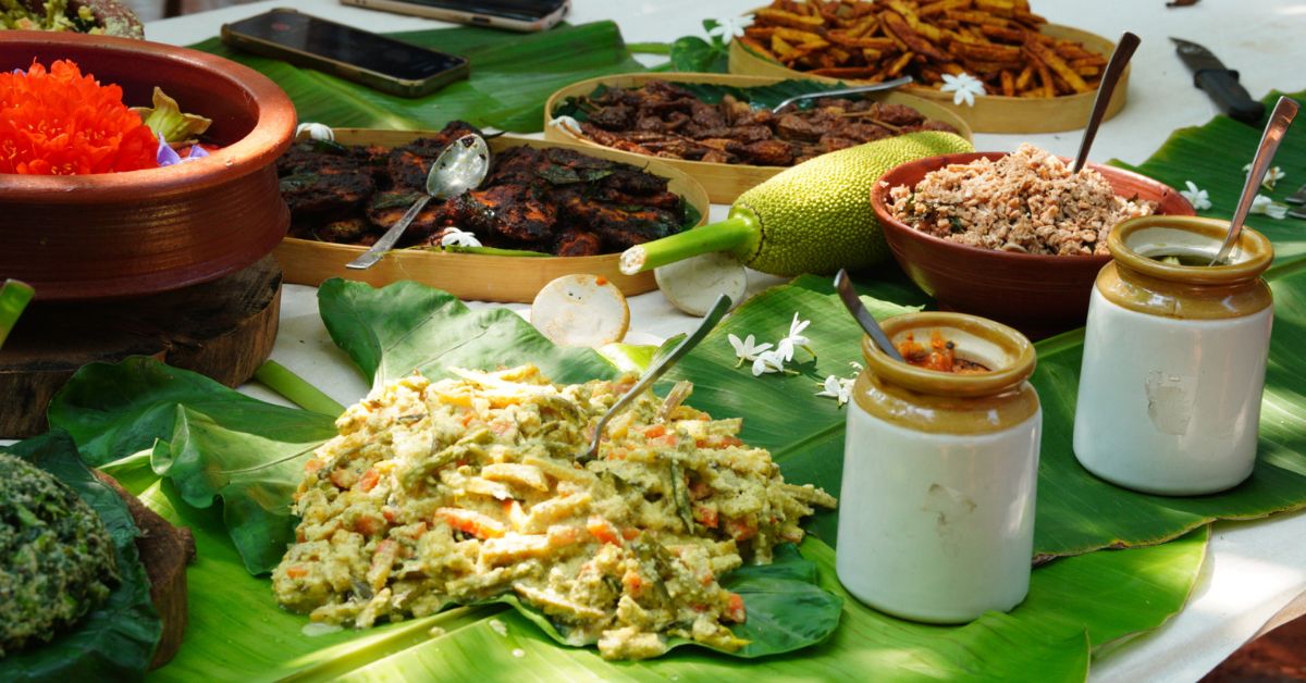 En la casa de familia sirven auténtica cocina casera de Kerala.