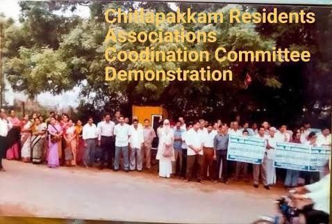 A protest conducted by Chitlapakkam residents in the early 2000s