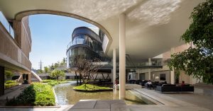 ‘Looks Like a Cruise Ship’: This Lake Office Surrounded by Hundreds of Trees Doesn’t Need ACs