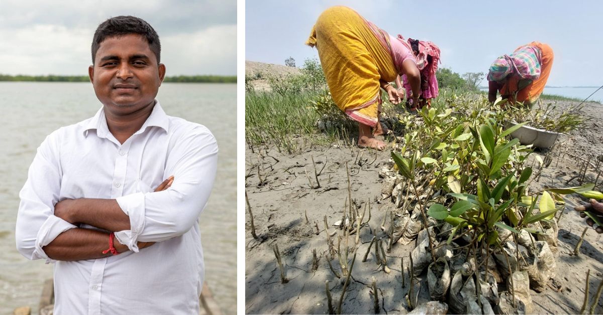 Prasenjit Mandal has been leading Sundarban Foundation which is engaged in mangrove conservation,