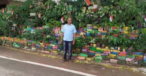 Ranchi Teacher Transforms Roadside Garbage Spot into a 200-Plant Garden