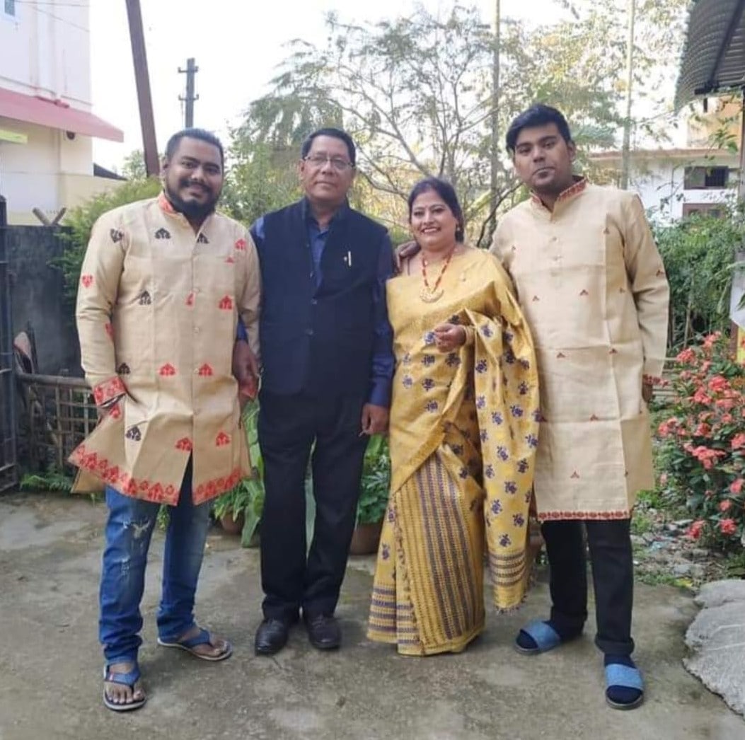 Ranjita with her family