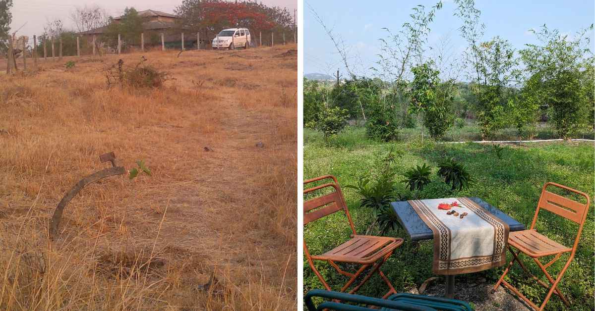 The mother-daughter duo transformed the barren land into a thriving organic farm