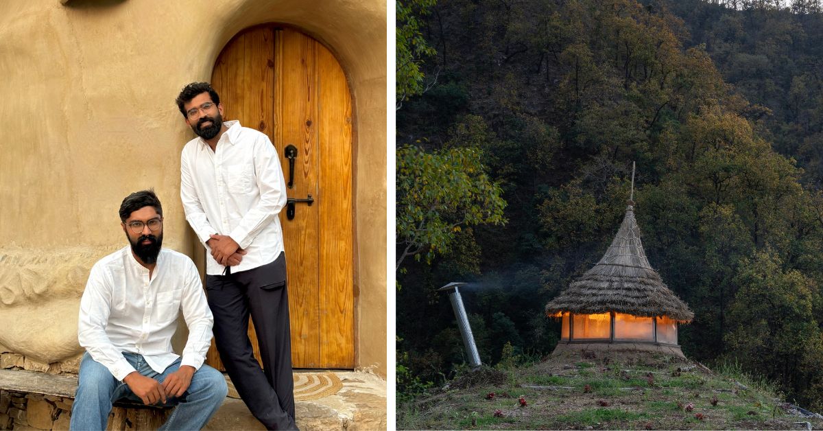 Tiny Farm Fort is reminiscent of fairytale homes and was built by architect brother duo Raghav and Ansh Kumar, 