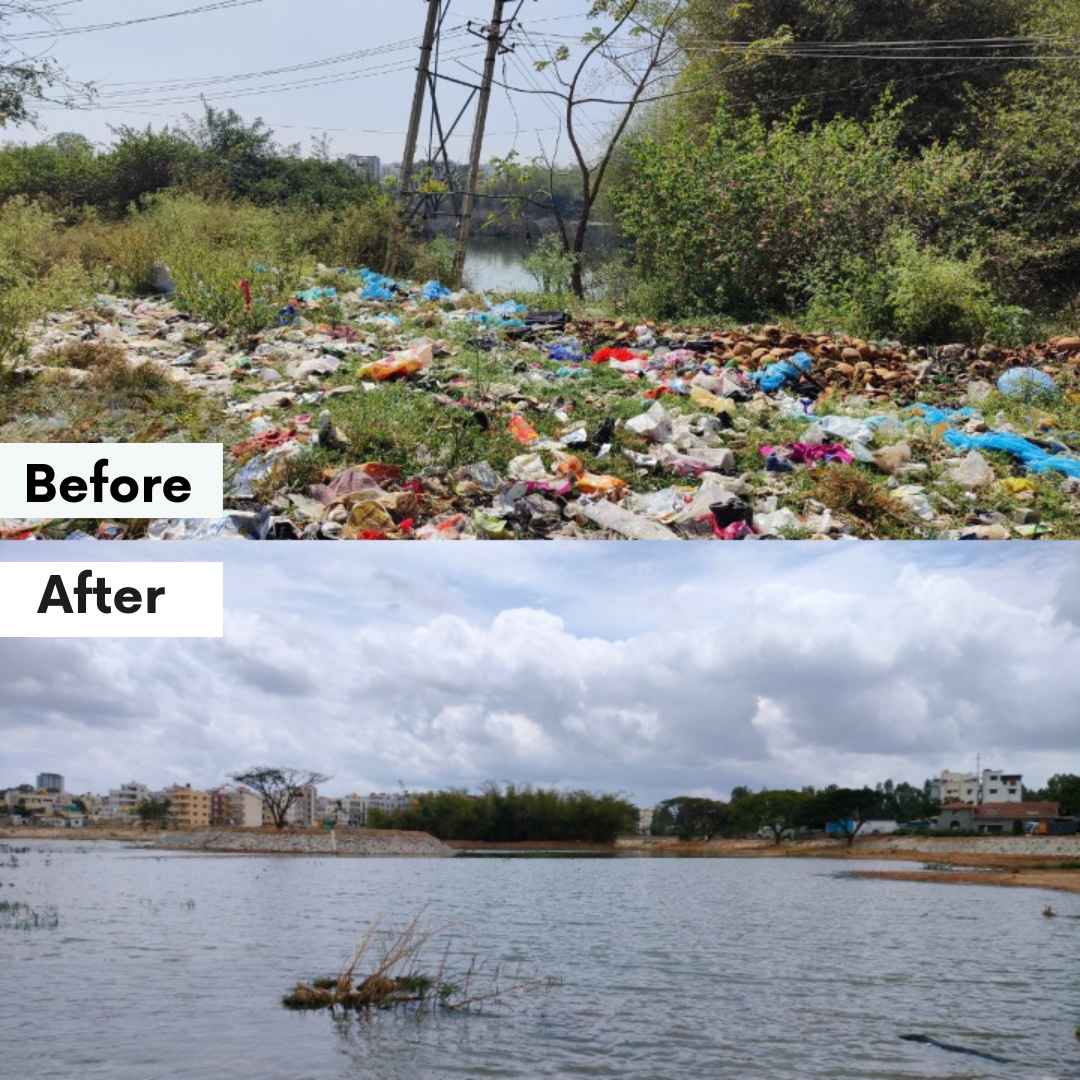 Kapil says rejuvenating polluted lakes helps with groundwater recharge and builds resilience against urban flooding. 