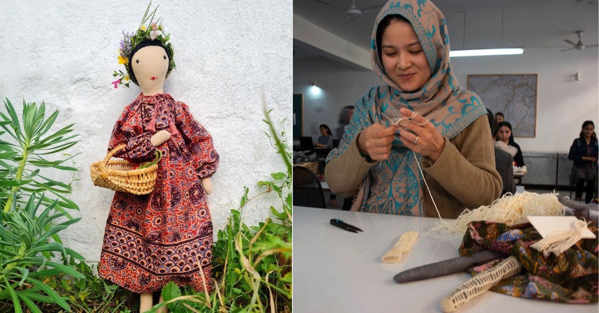 SilaiWali creates rag dolls, wall art, and hangings from upcycled waste fabric.