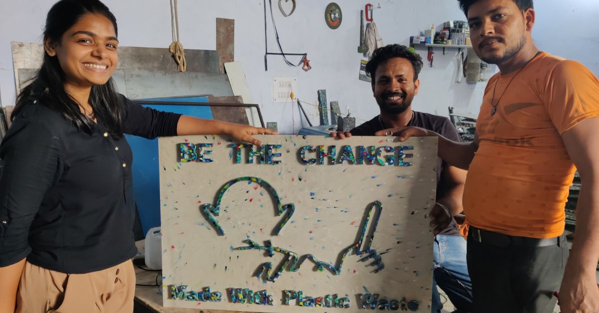 Recycling plastic: Delhi-based startup employs an interesting method to make robust products.