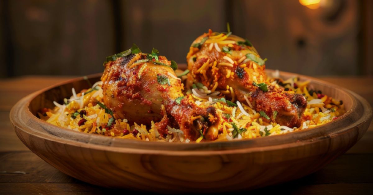 The biryani at Sukkubhai Biryani is a result of years of experimentation with different recipes,