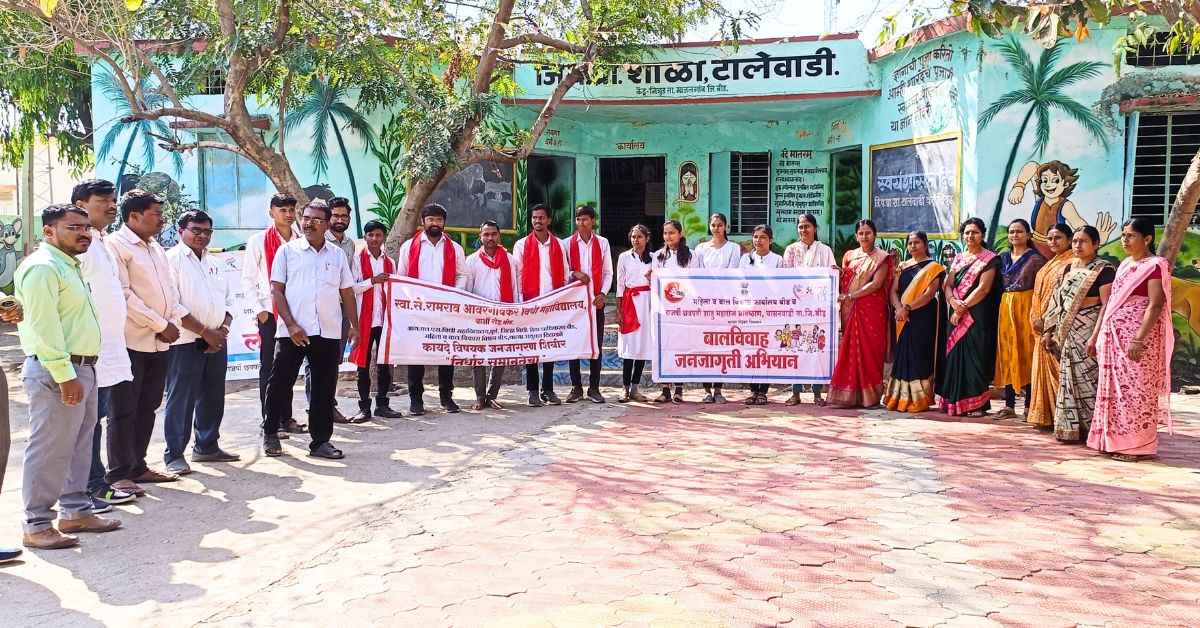 The youth of the villages of Beed are part of Tatwashil and Ashok's endeavours to stop child marriages in the district, 