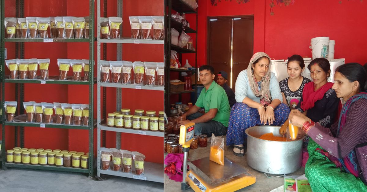 Hariom runs ‘Dhanya Dhenu’  to sell a wide variety of products like milk, pickles, ice creams. 