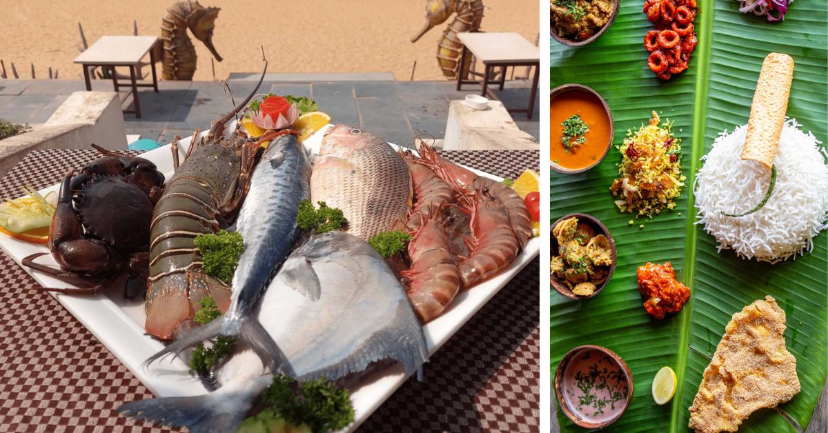 Located on Calangute Beach, Souza Lobo has a wide variety of prawn and fish dishes