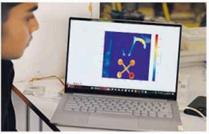 The circuit generates real-time heat maps