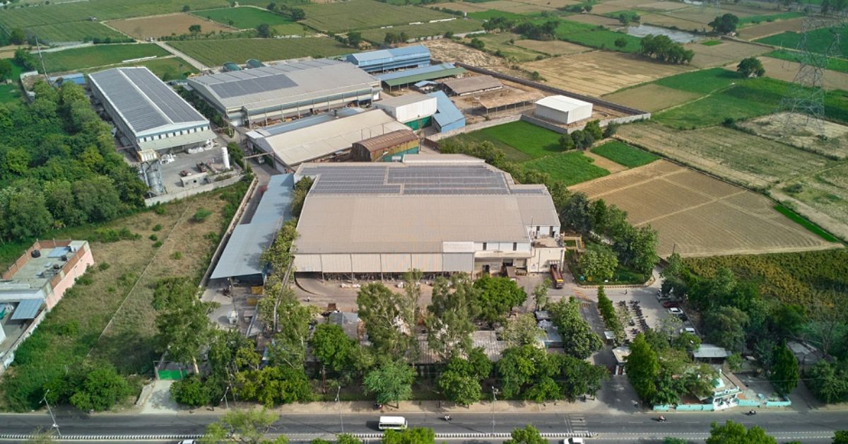 The integrated factory and farm at Hapur