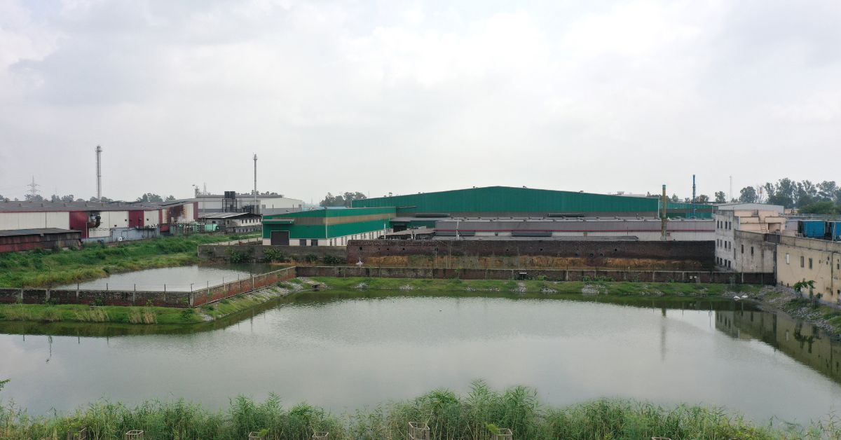 The ponds at the Rohad factory premises are a sustainable addition 