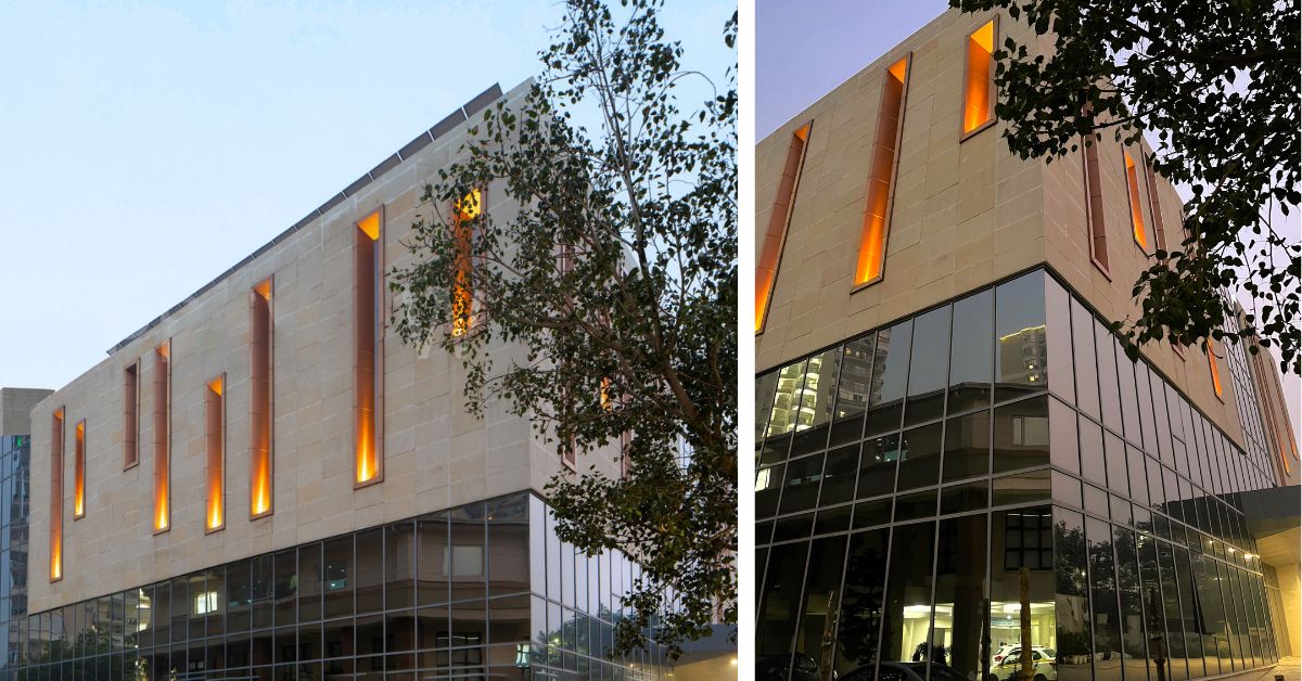 DGU Glass forms a major component of the architecture at the FSSAI office,