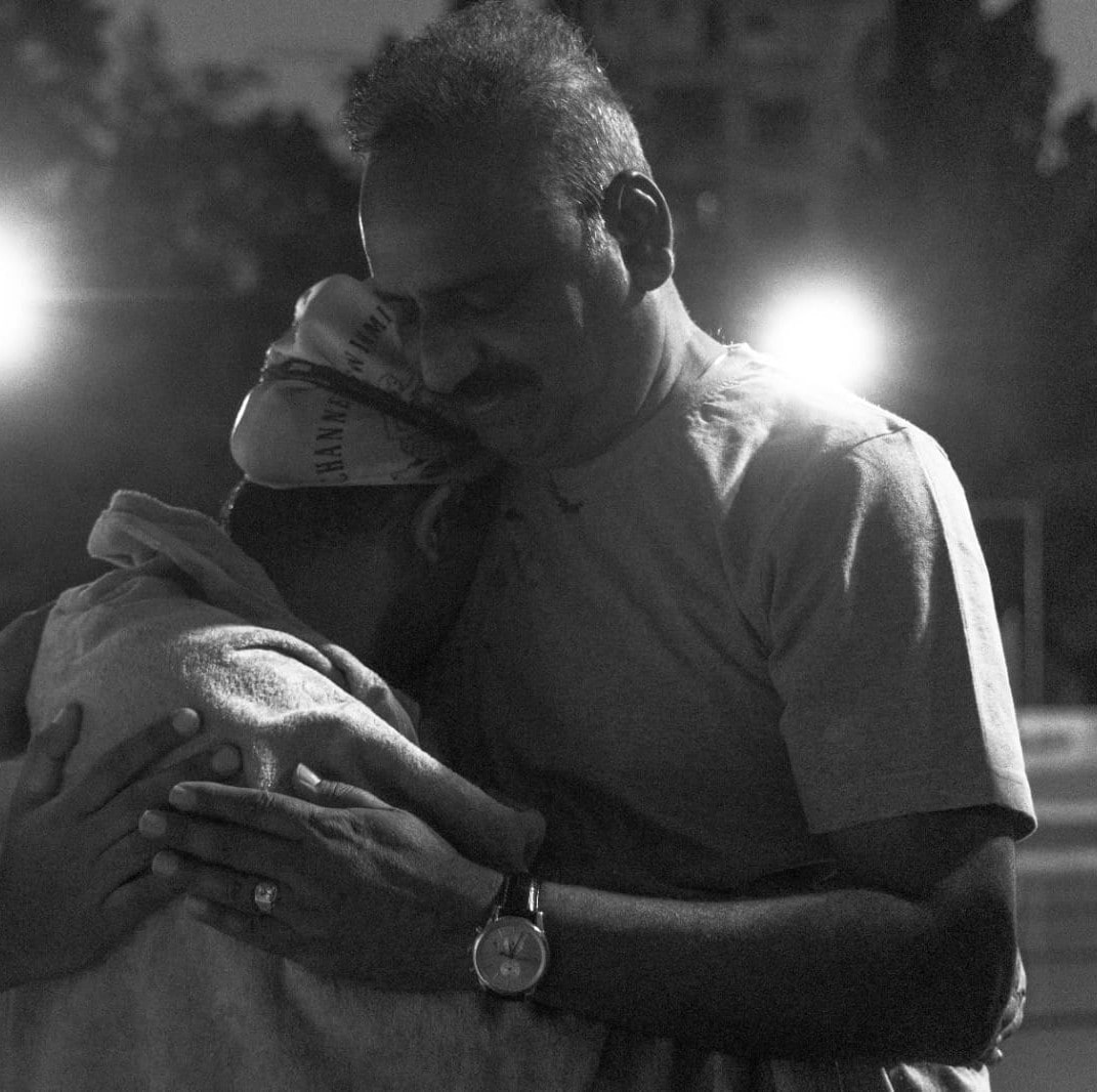 Tanvi with her biggest cheerleader, her father.