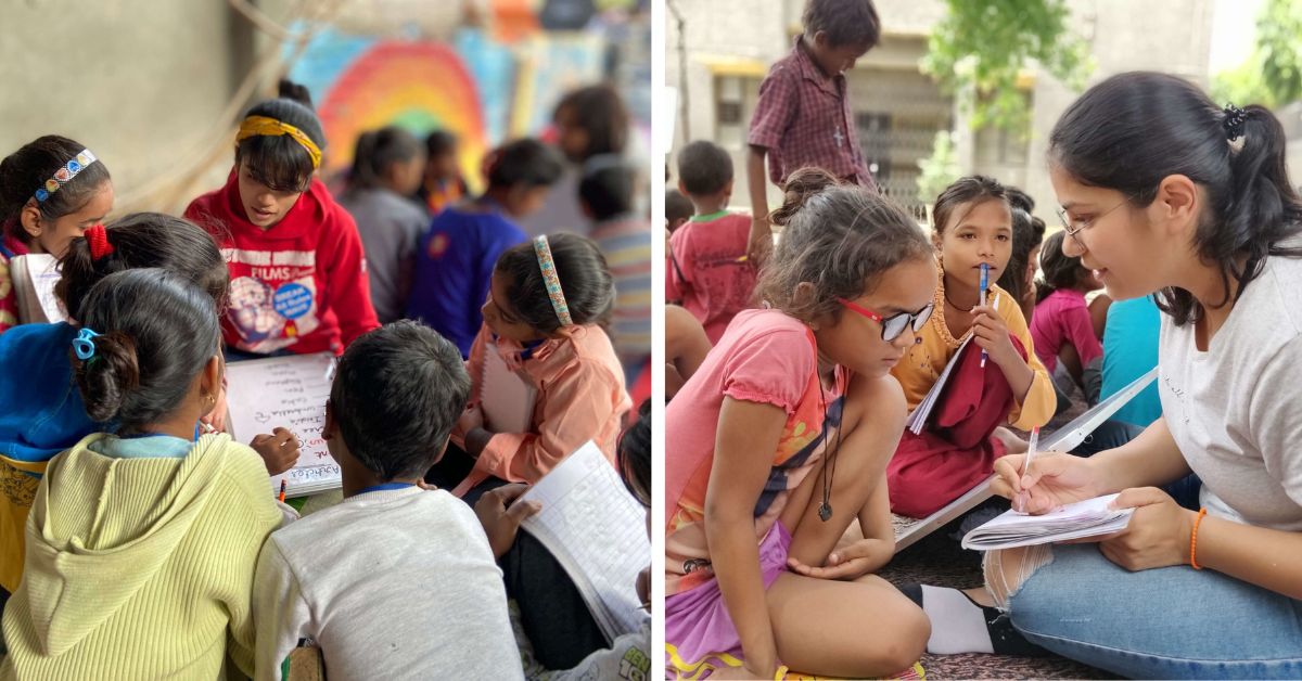 Pehchaan Street School in Delhi educates children living in slum areas of the national capital and also provides them with school supplies