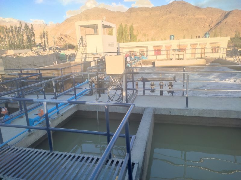 3 MLD sewage treatment plant in Leh. 