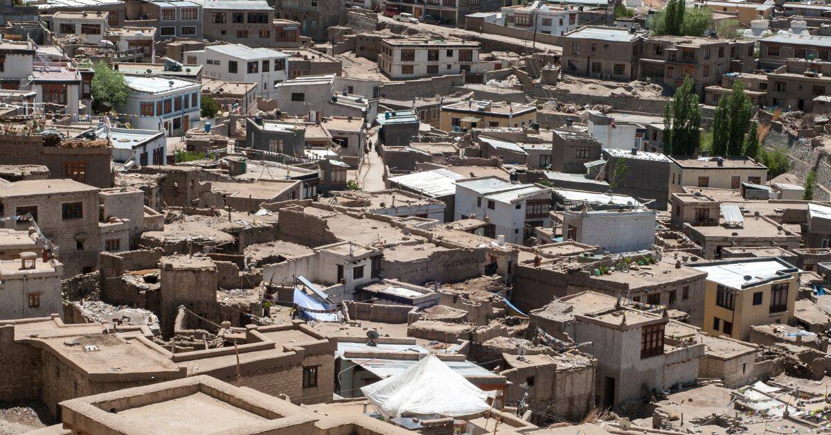 Overview of Leh town: The effects of growing urbanisation on the groundwater need to be further studied.